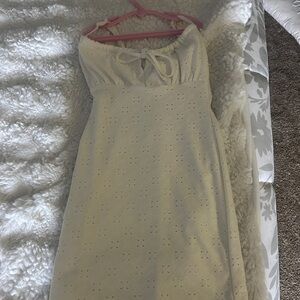 Windsor Cream Ruched Sheath Dress